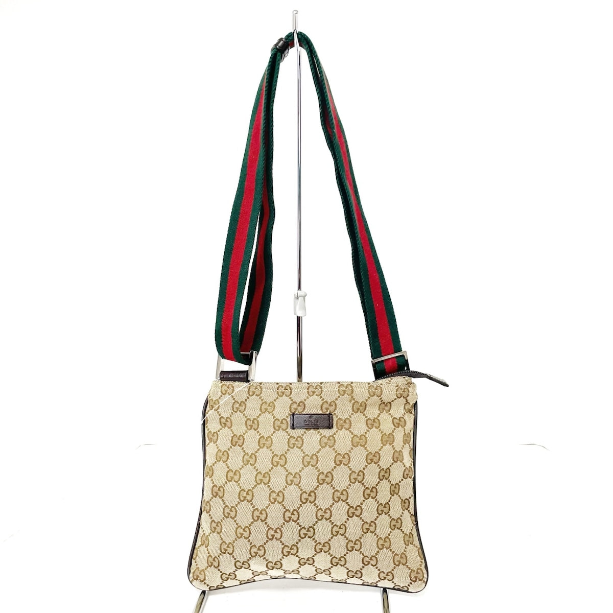 Luxury Gucci Trending 2025 Gg Pattern  Leather Shoulder Bag ()