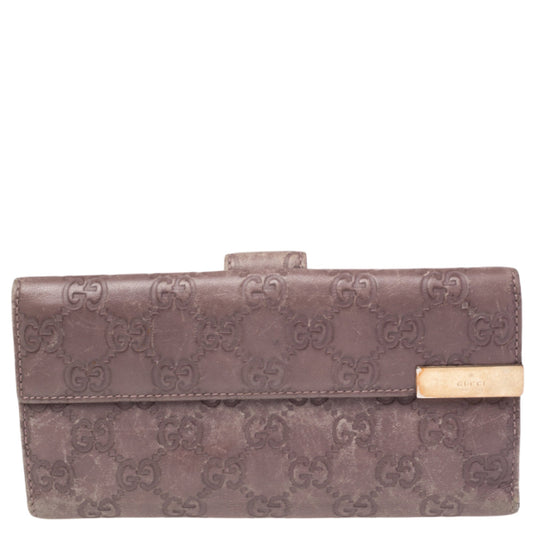 Luxury Gucci Trending 2025 Old Rose Luxury Gucci Trending 2025ssima Leather Trademark Continental Wallet..