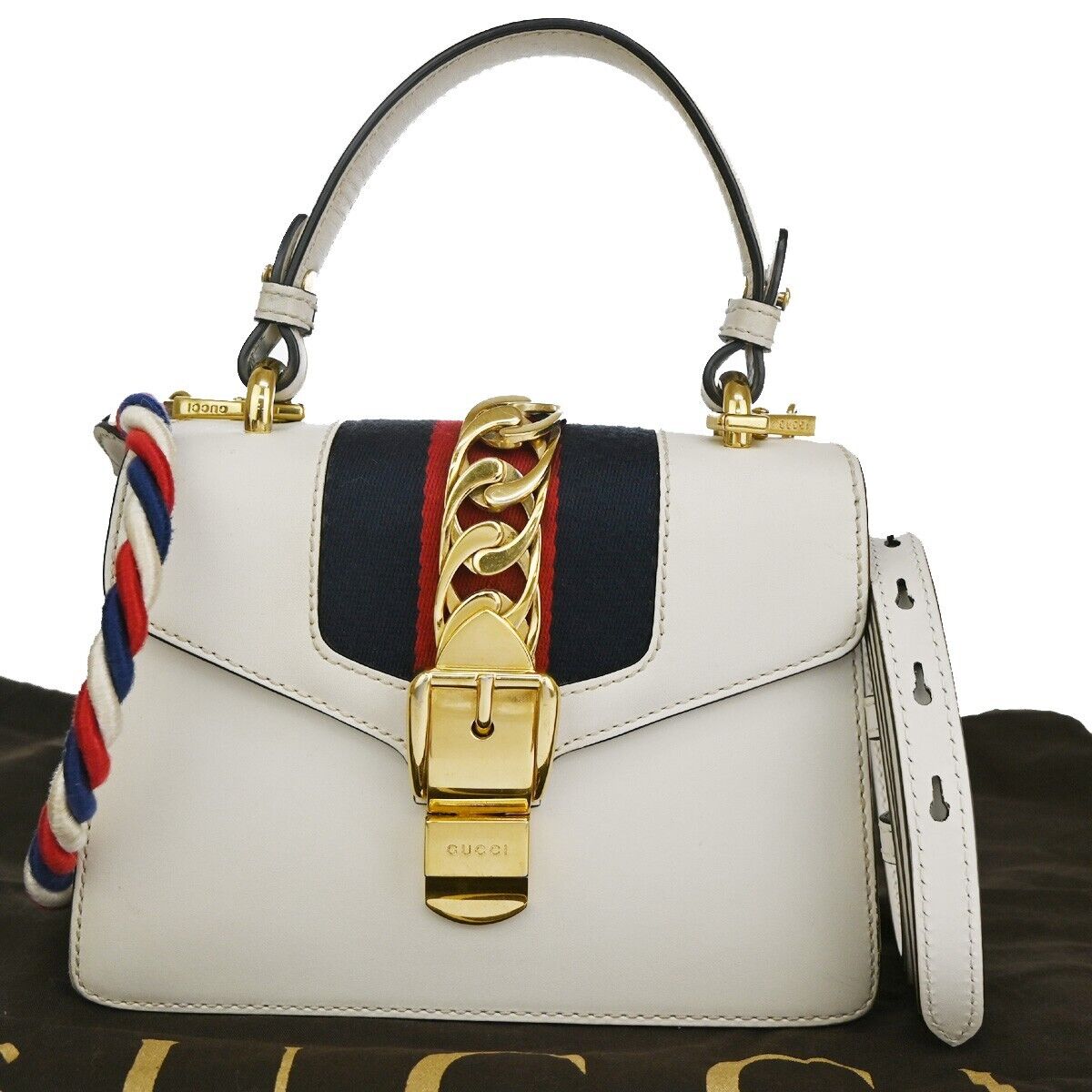 Gucci Sylvie  Leather Shoulder Bag ()