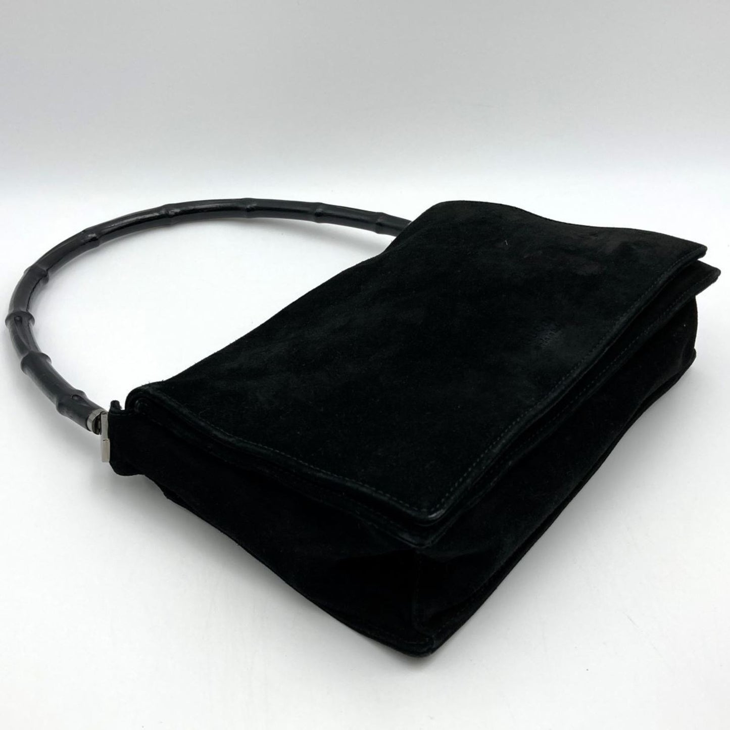 Luxury Gucci Trending 2025 Bamboo  Suede Shoulder Bag ()