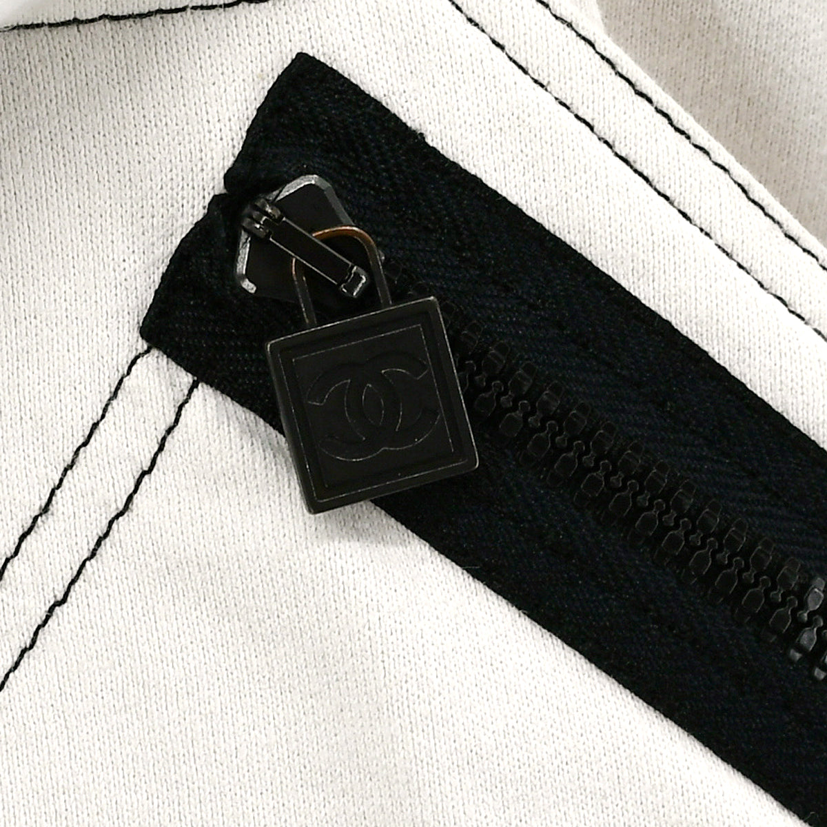 Luxury Chanel 2007 spring Sports line zip-up hooded jacket #36