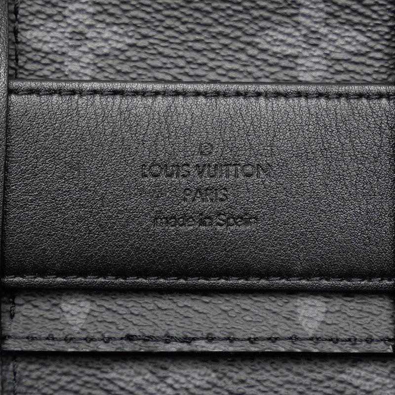 Louis Vuitton Monogram Eclipse Sanctuary Utility Waistport Body Bag M0235Q Gr PVC Leather Men LOUIS VUITTON