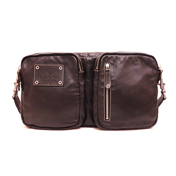 Luxury Gucci Trending 2025 Leather Crossbody Bag Black