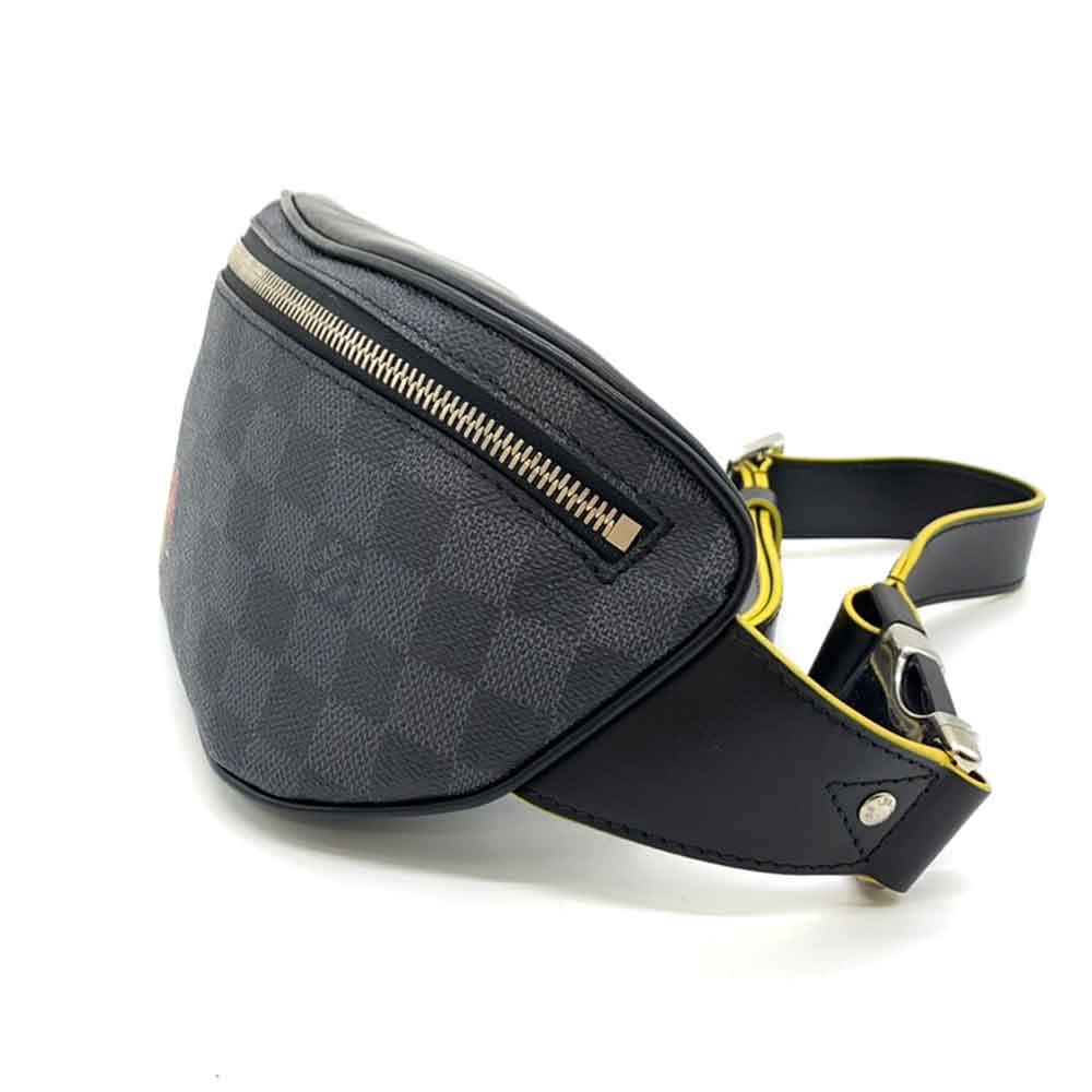 Louis Vuitton Damier Graphite Link Bum Bag N40276