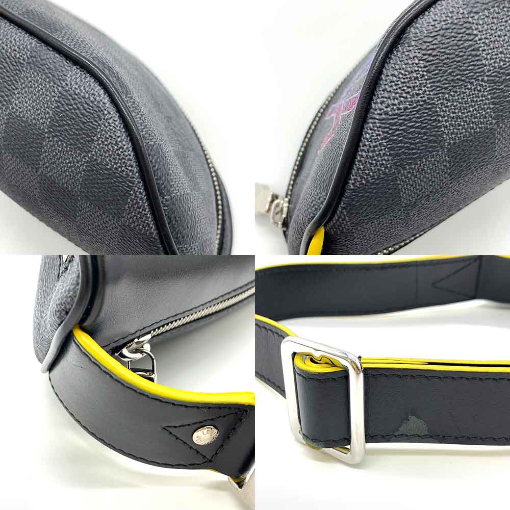 Louis Vuitton Damier Graphite Link Bum Bag N40276