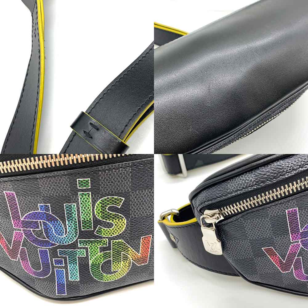 Louis Vuitton Damier Graphite Link Bum Bag N40276