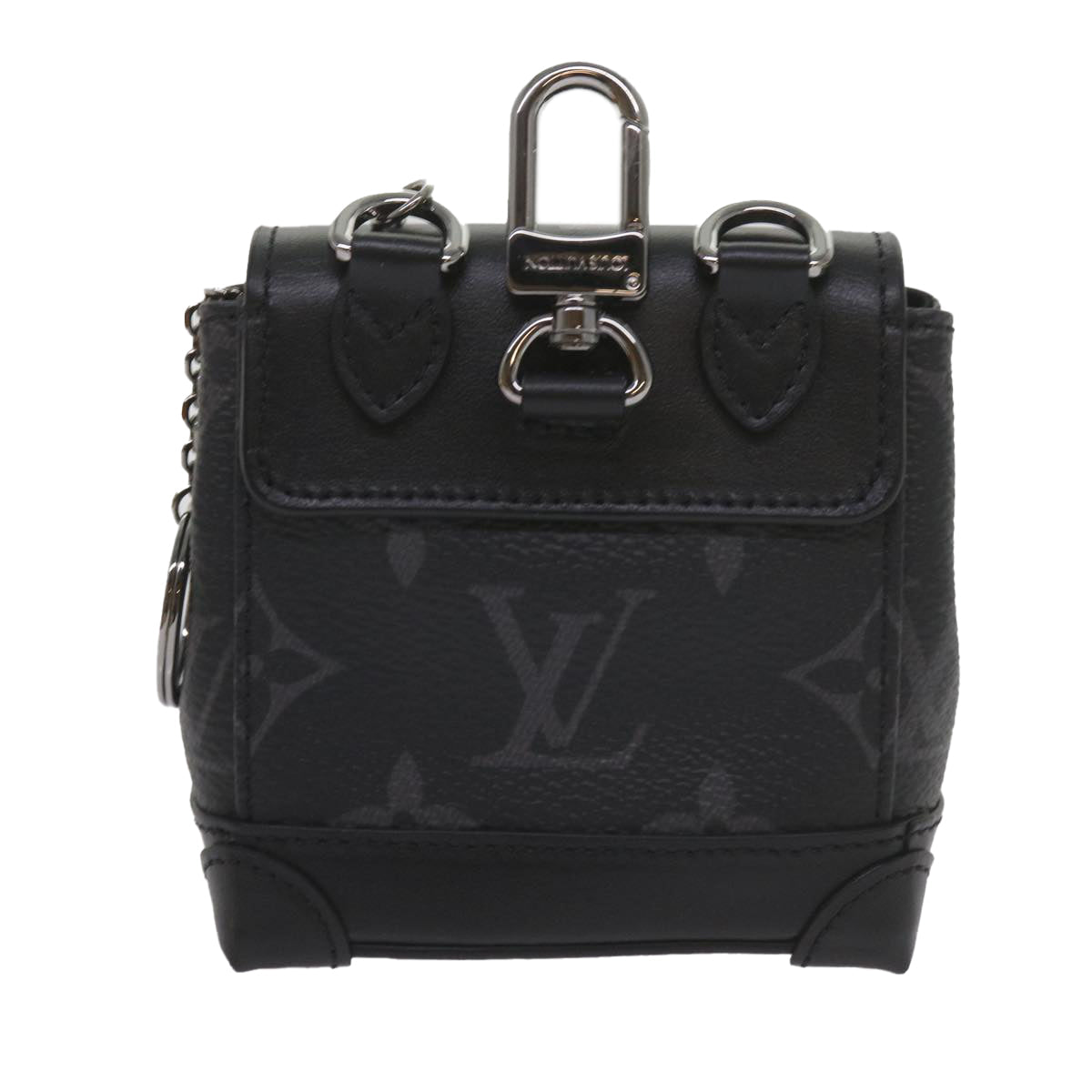 LOUIS VUITTON Monogram Eclipse Mini Steamer Pouch M00340 LV 60001S
