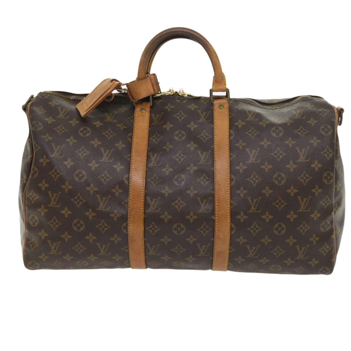 Louis Vuitton Keepall Bandouliere 50  Canvas Travel Bag ()