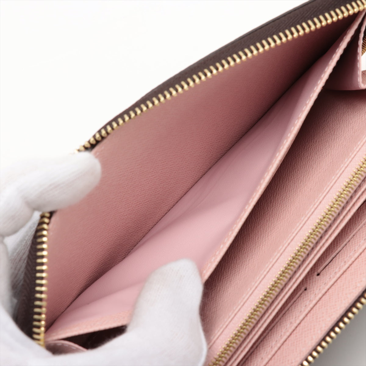 Louis Vuitton Monogram  Wallet M41894 Rose Valerie Round Zip Wallet