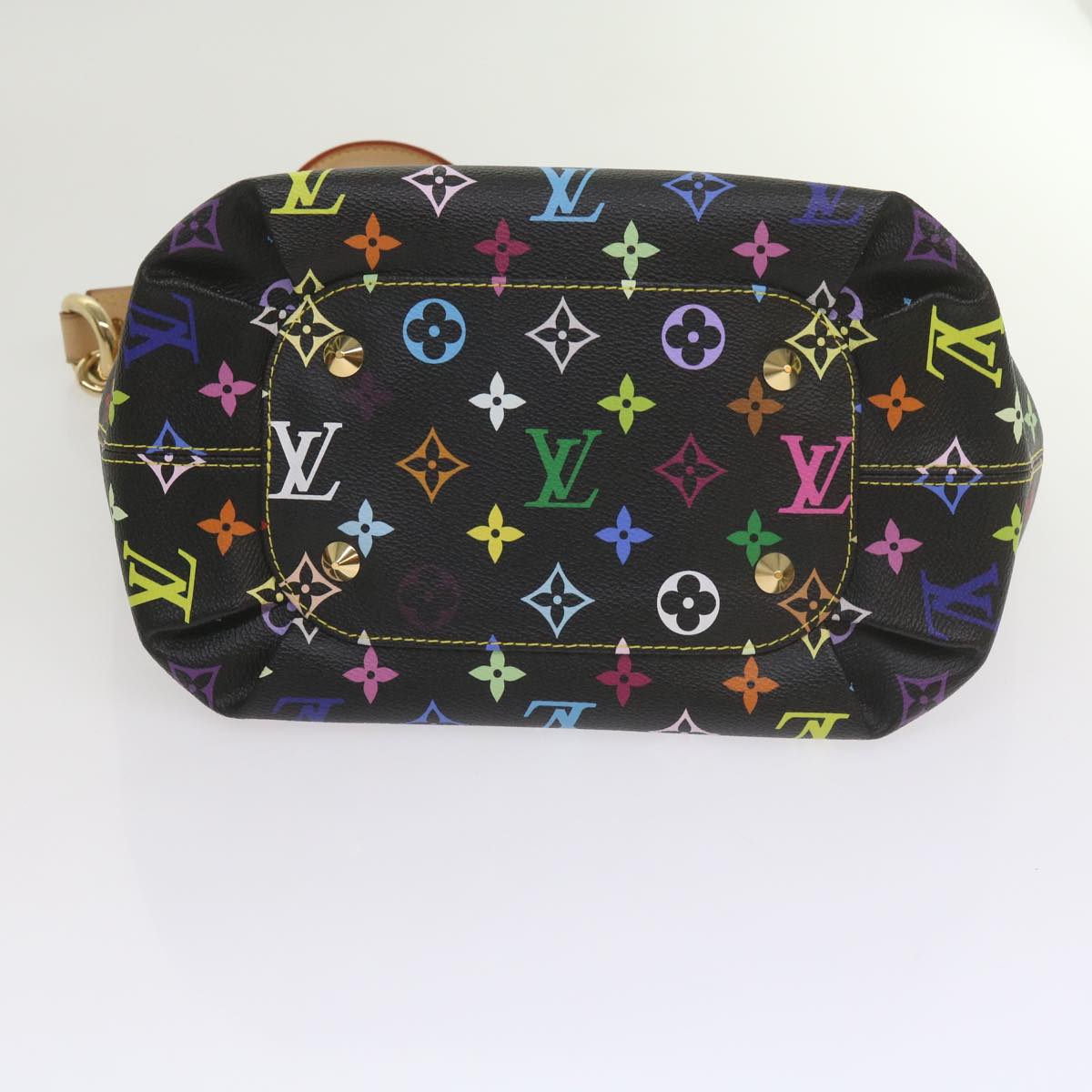 LOUIS VUITTON Monogram Multicolor Annie MM Shoulder Bag Black M40308 60084A