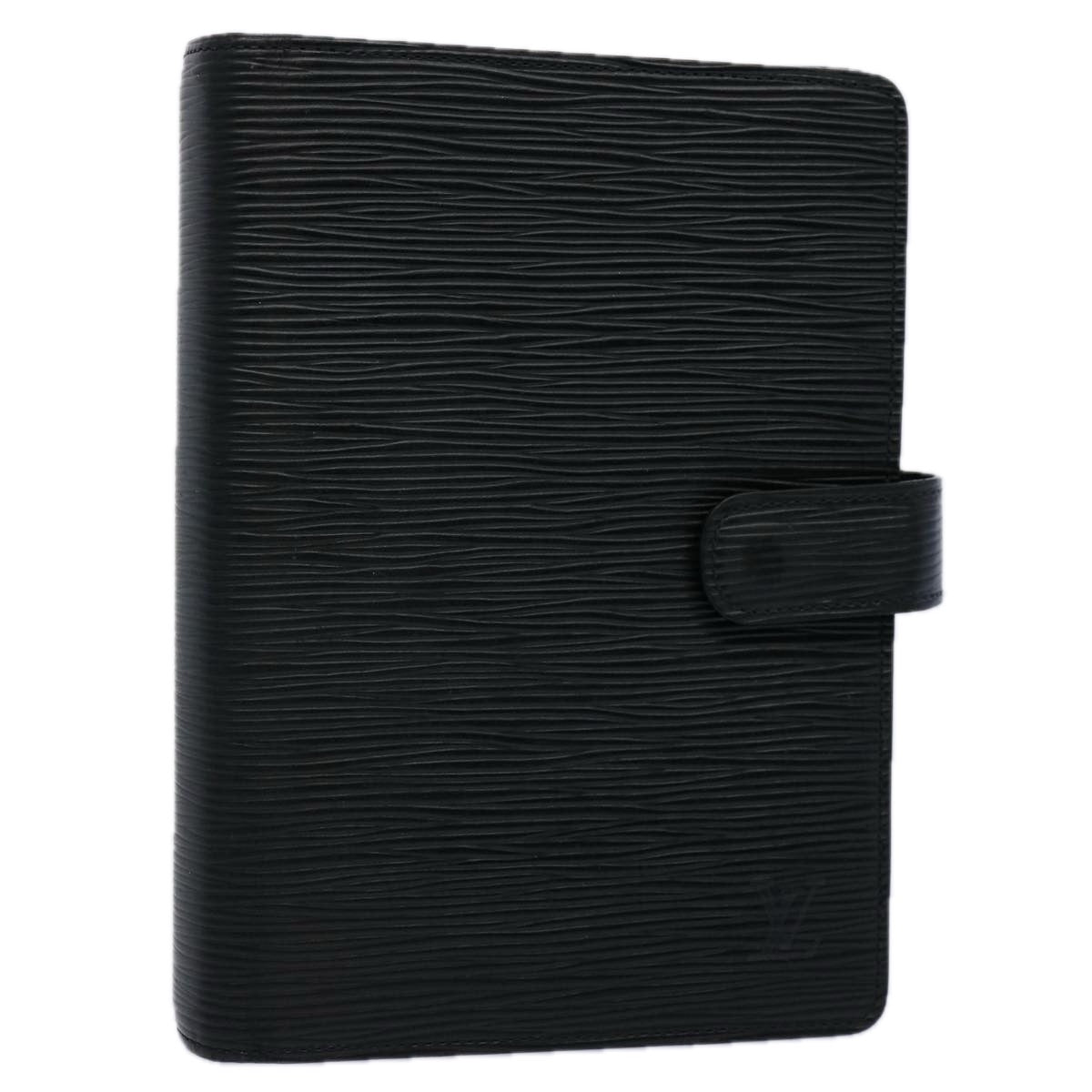 LOUIS VUITTON Epi Agenda MM Day Planner Cover Black R20042 LV 60095