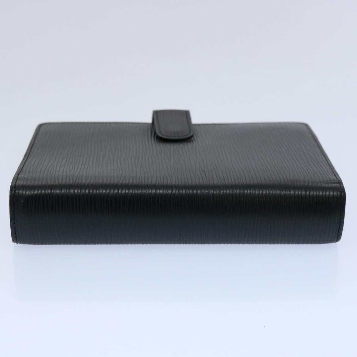LOUIS VUITTON Epi Agenda MM Day Planner Cover Black R20042 LV 60095