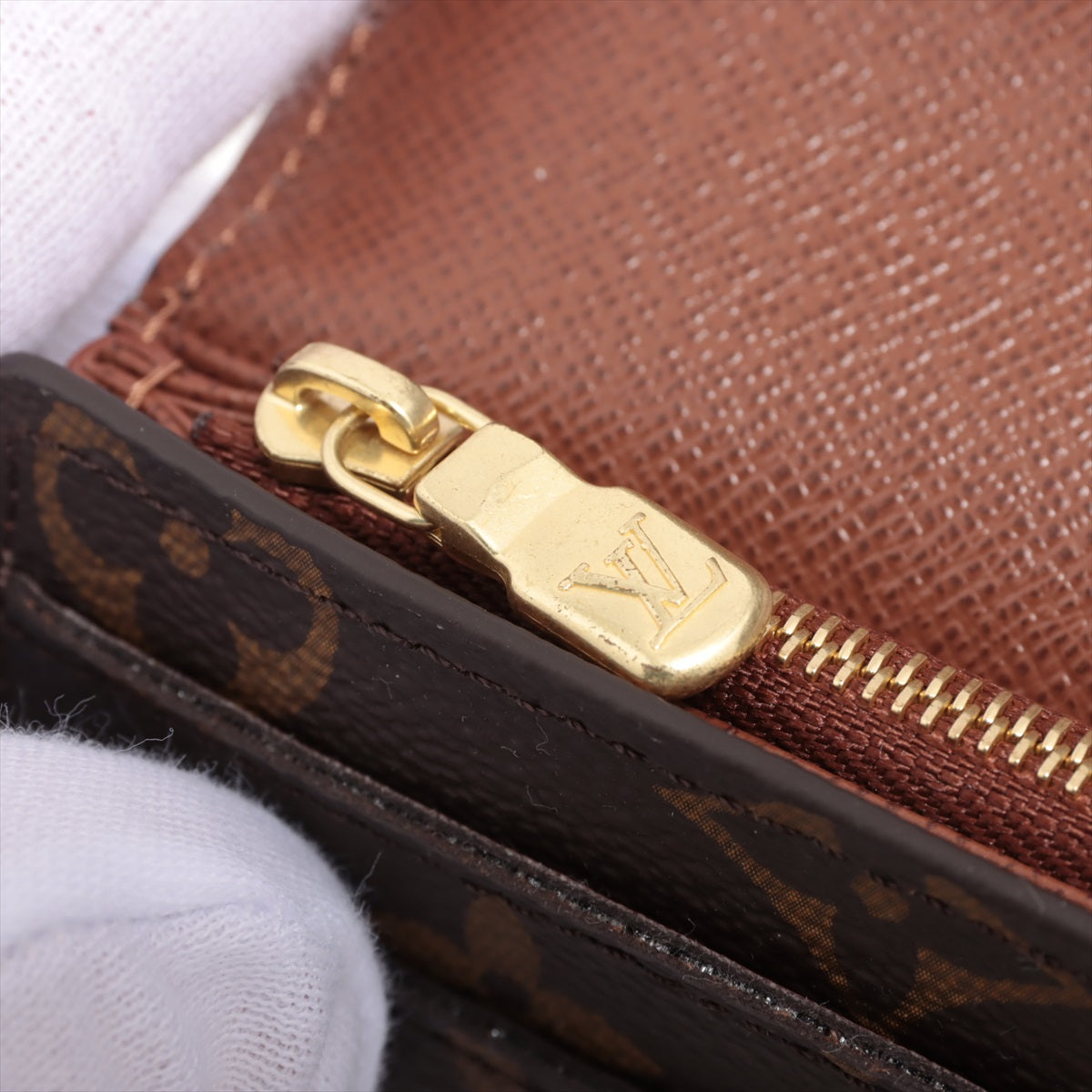 Louis Vuitton Monogram Portefoliosara M60531 Brown Long   Wallet