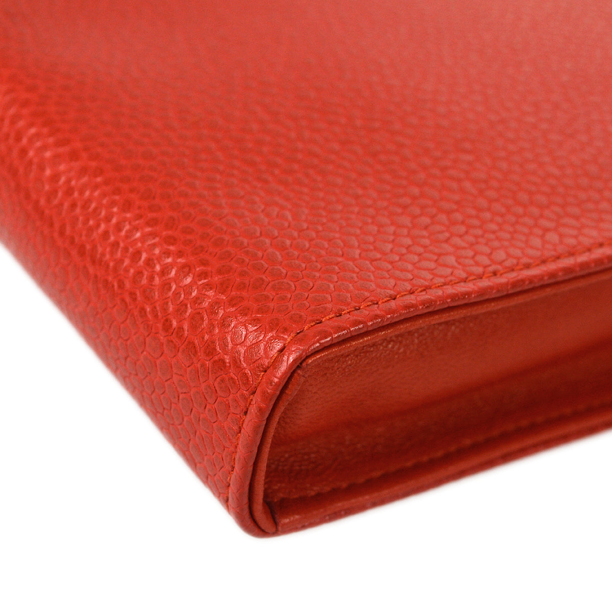 Luxury Chanel 1997-1999 Timeless Phone Case Red Caviar