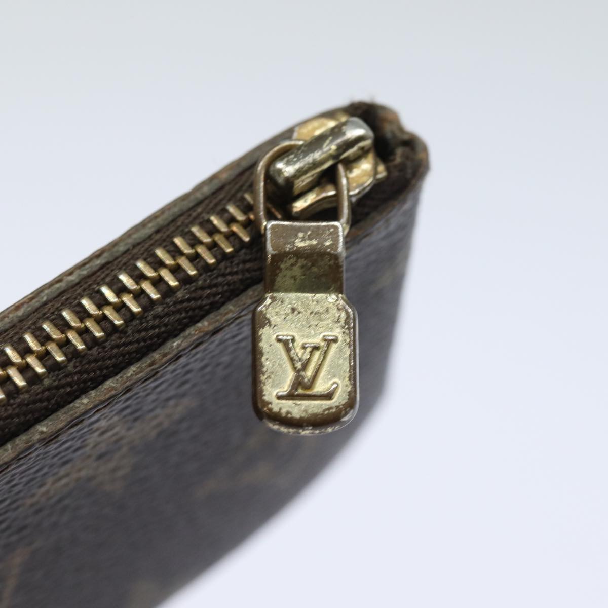 LOUIS VUITTON Monogram Pochette Cles Coin Purse M62650 LV 60185