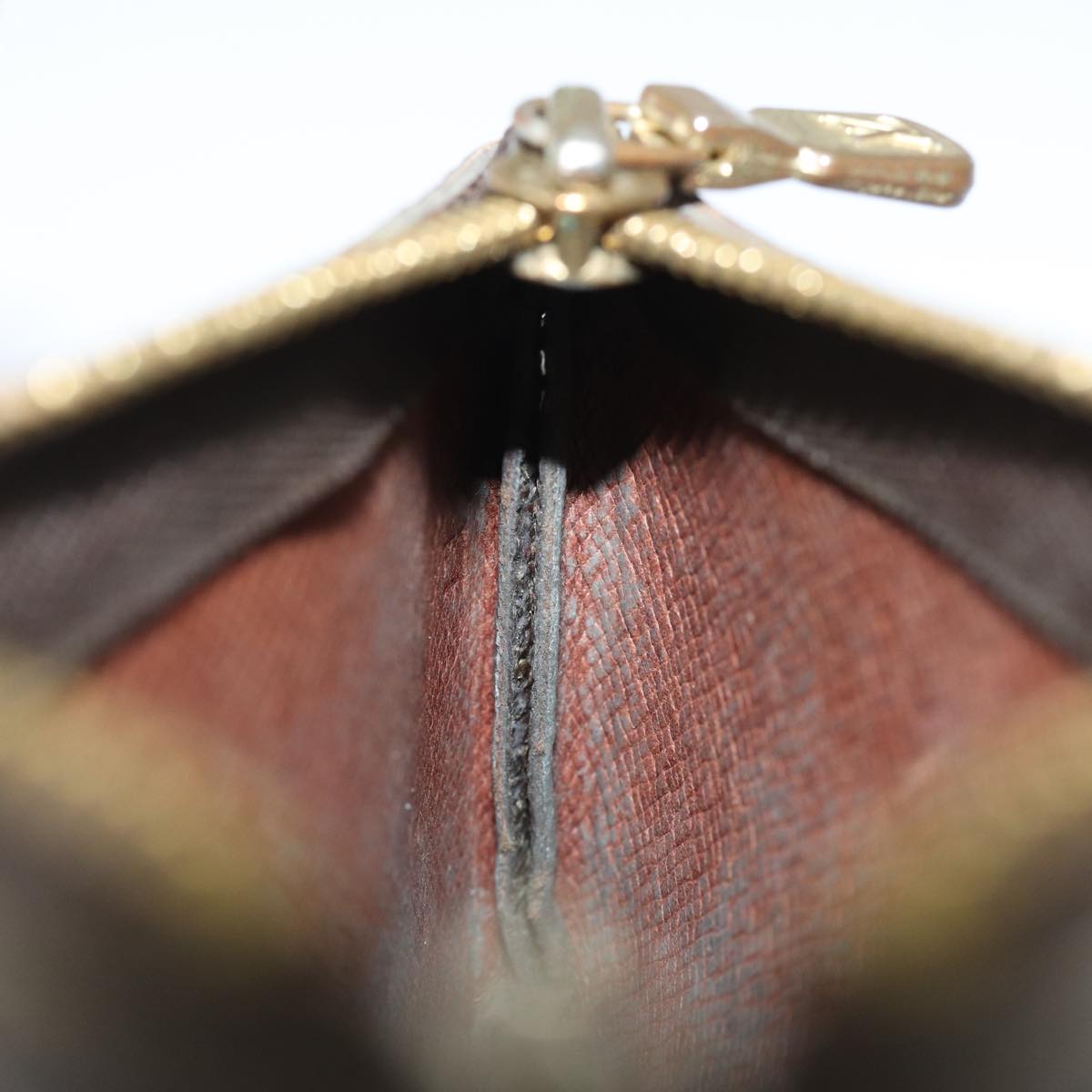 LOUIS VUITTON Monogram Pochette Cles Coin Purse M62650 LV 60185