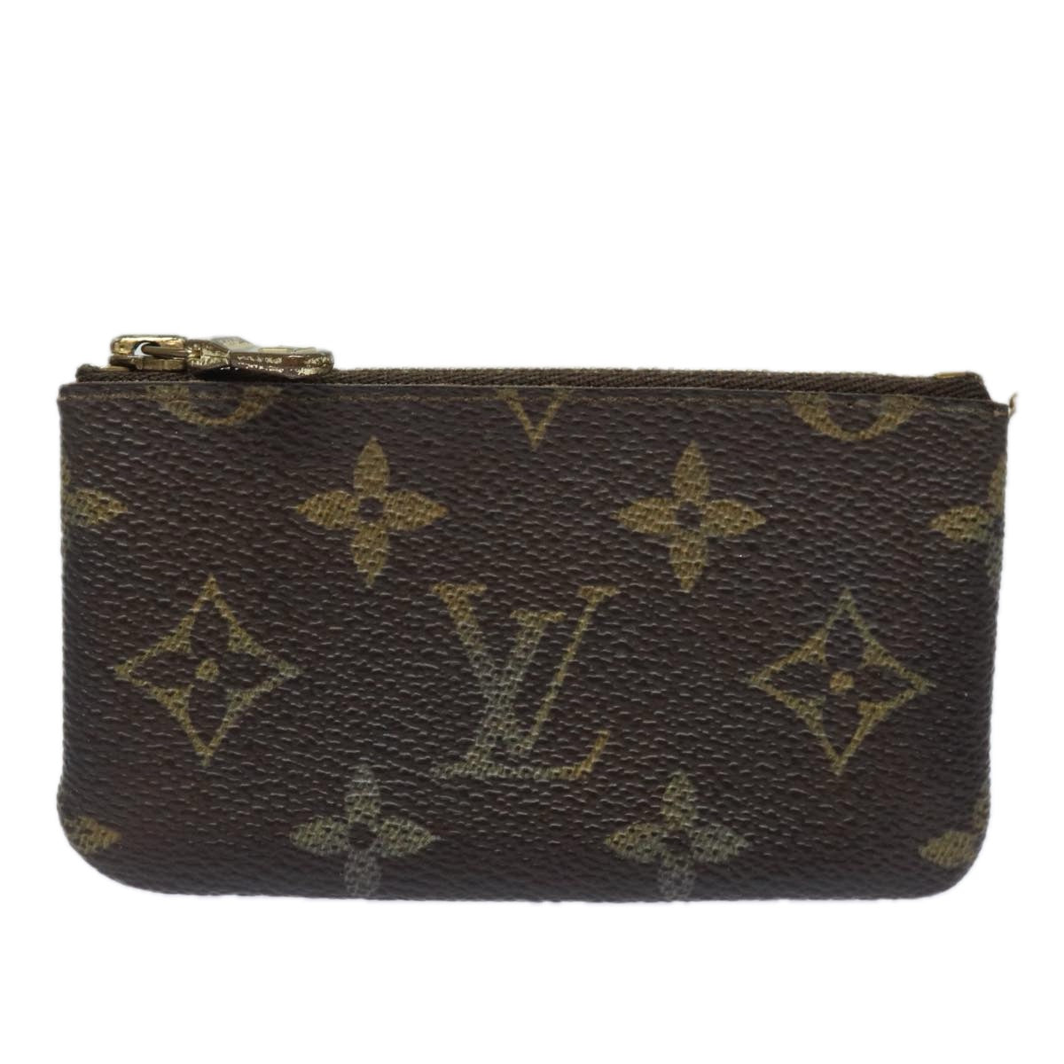 LOUIS VUITTON Monogram Pochette Cles Coin Purse M62650 LV 60185