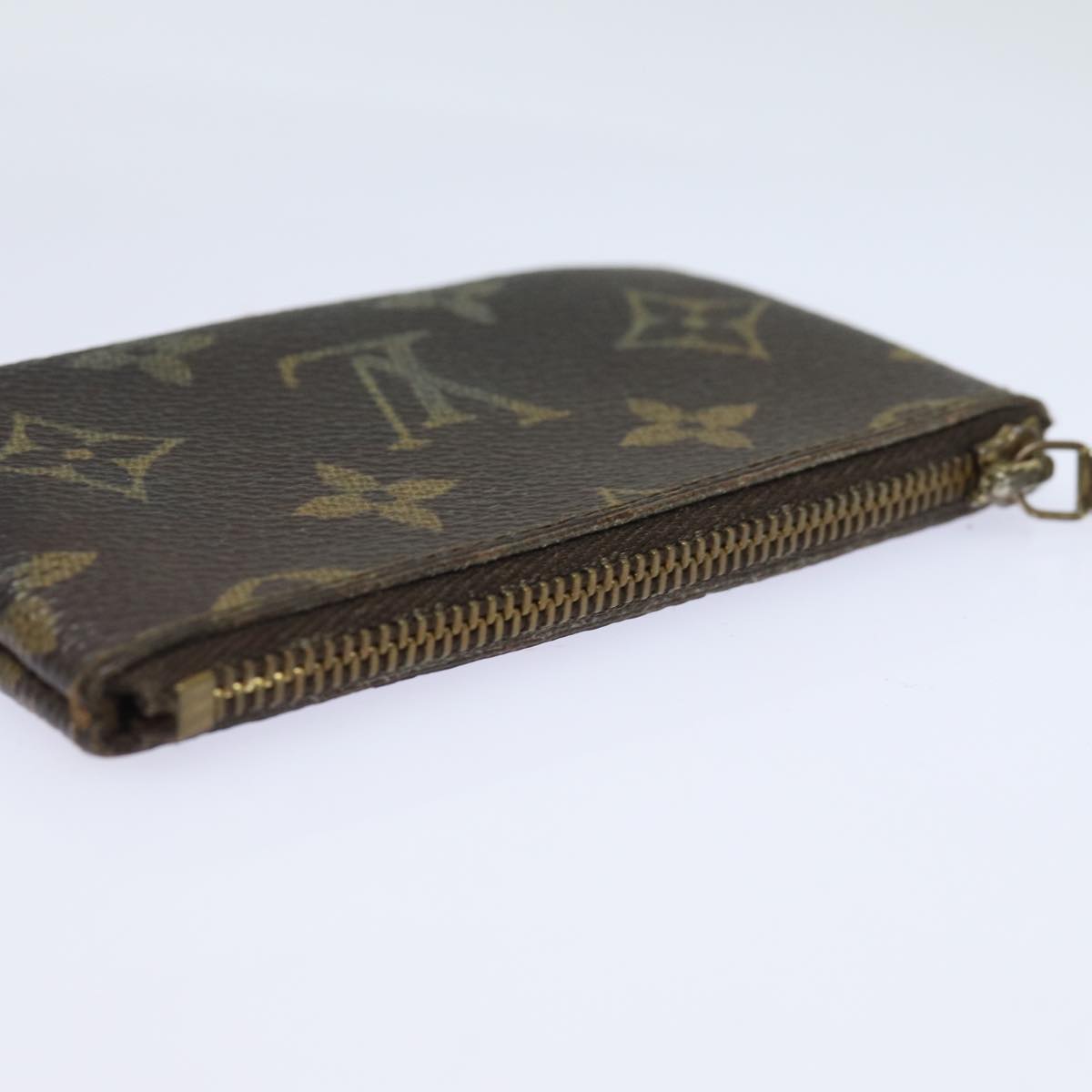 LOUIS VUITTON Monogram Pochette Cles Coin Purse M62650 LV 60185