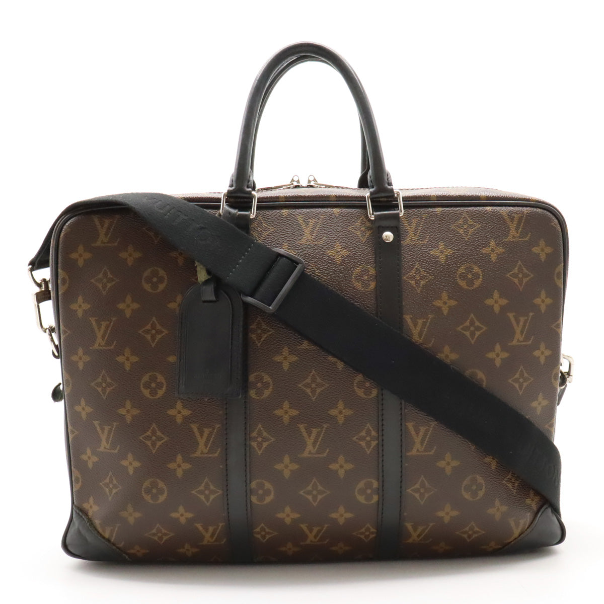 Louis Vuitton Monogram Maker PDV Port Documentary Voyager GM Business Bag 2WAY M40224