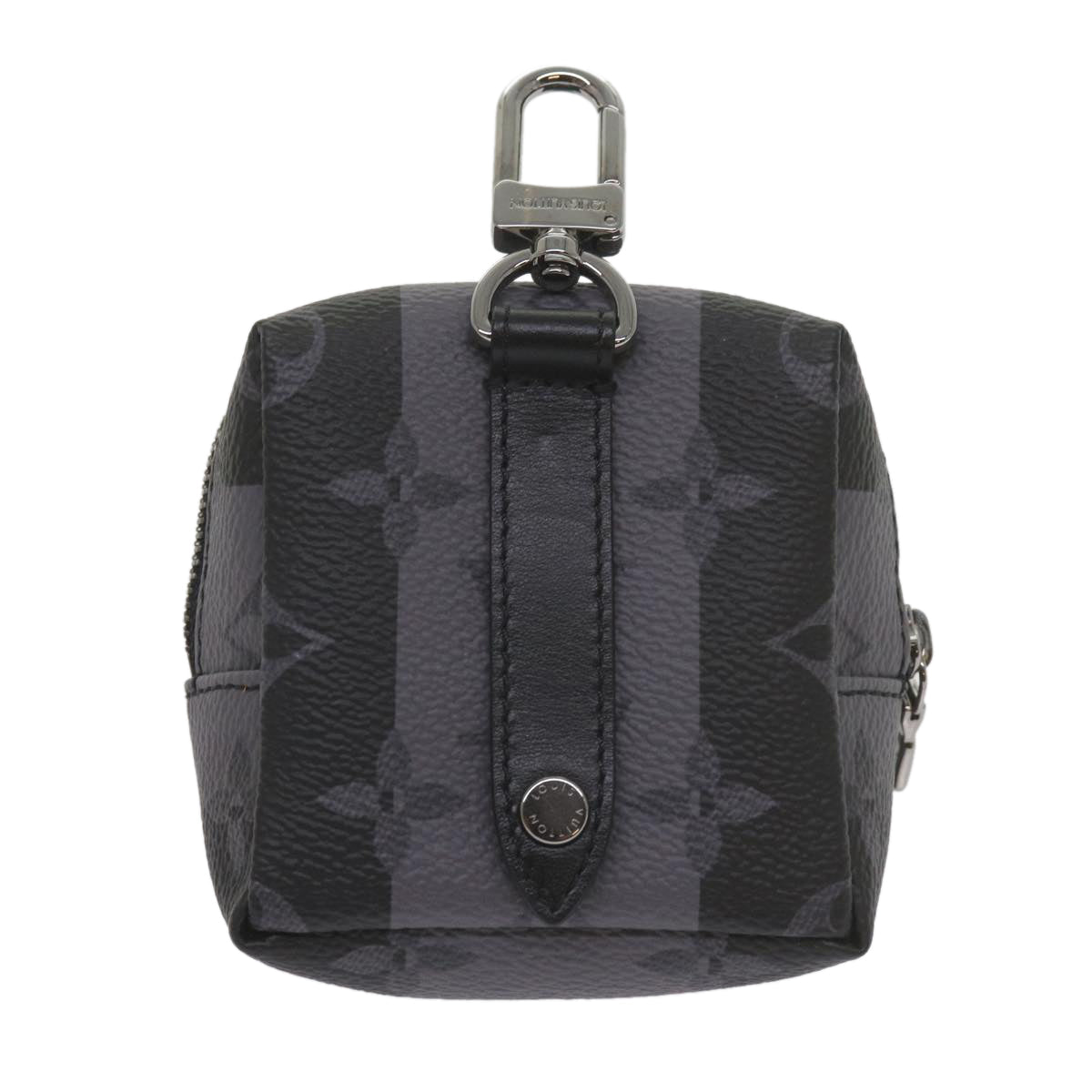LOUIS VUITTON Monogram Eclipse Stripe NIGO Porte Cles Squared MP3224 60208S