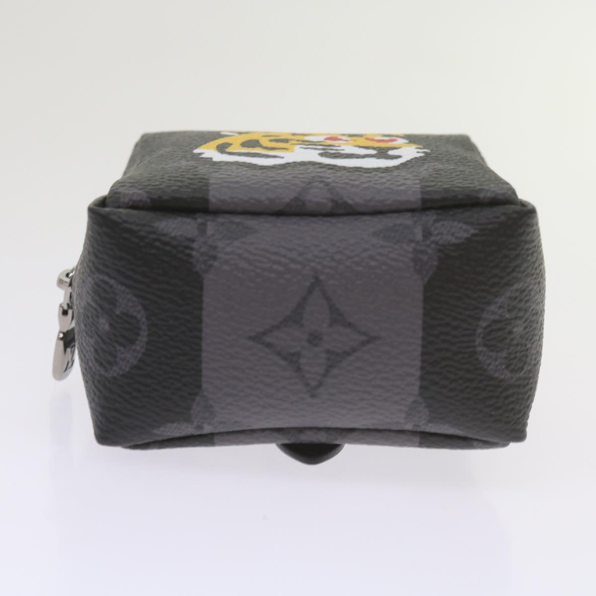 LOUIS VUITTON Monogram Eclipse Stripe NIGO Porte Cles Squared MP3224 60208S