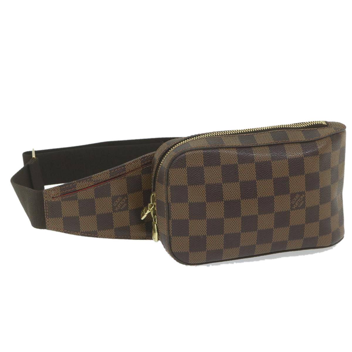 LOUIS VUITTON Damier Ebene Geronimos Shoulder Bag N51994 LV 60228A