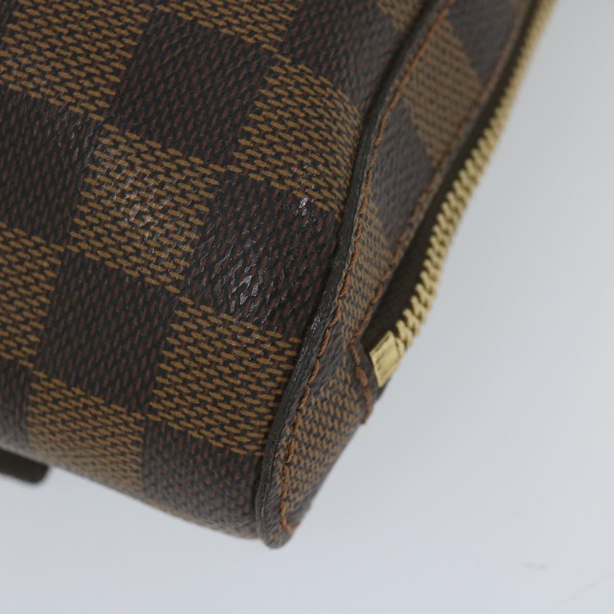 LOUIS VUITTON Damier Ebene Geronimos Shoulder Bag N51994 LV 60228A