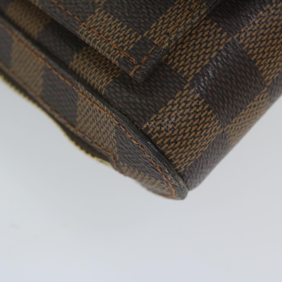 LOUIS VUITTON Damier Ebene Geronimos Shoulder Bag N51994 LV 60228A