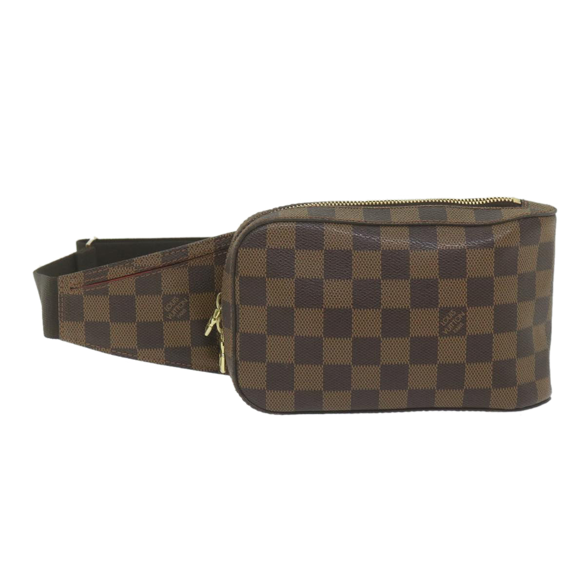LOUIS VUITTON Damier Ebene Geronimos Shoulder Bag N51994 LV 60228A