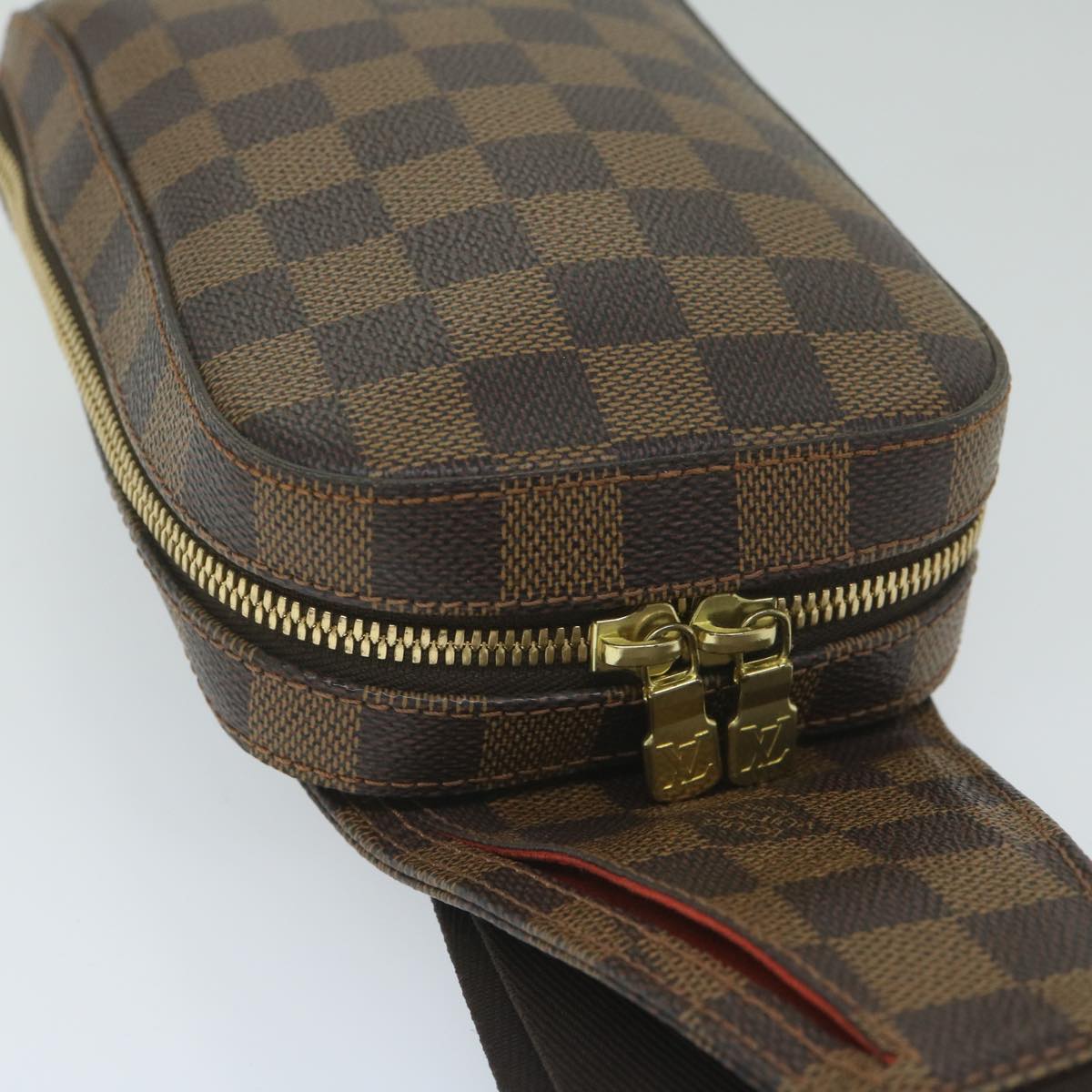 LOUIS VUITTON Damier Ebene Geronimos Shoulder Bag N51994 LV 60228A