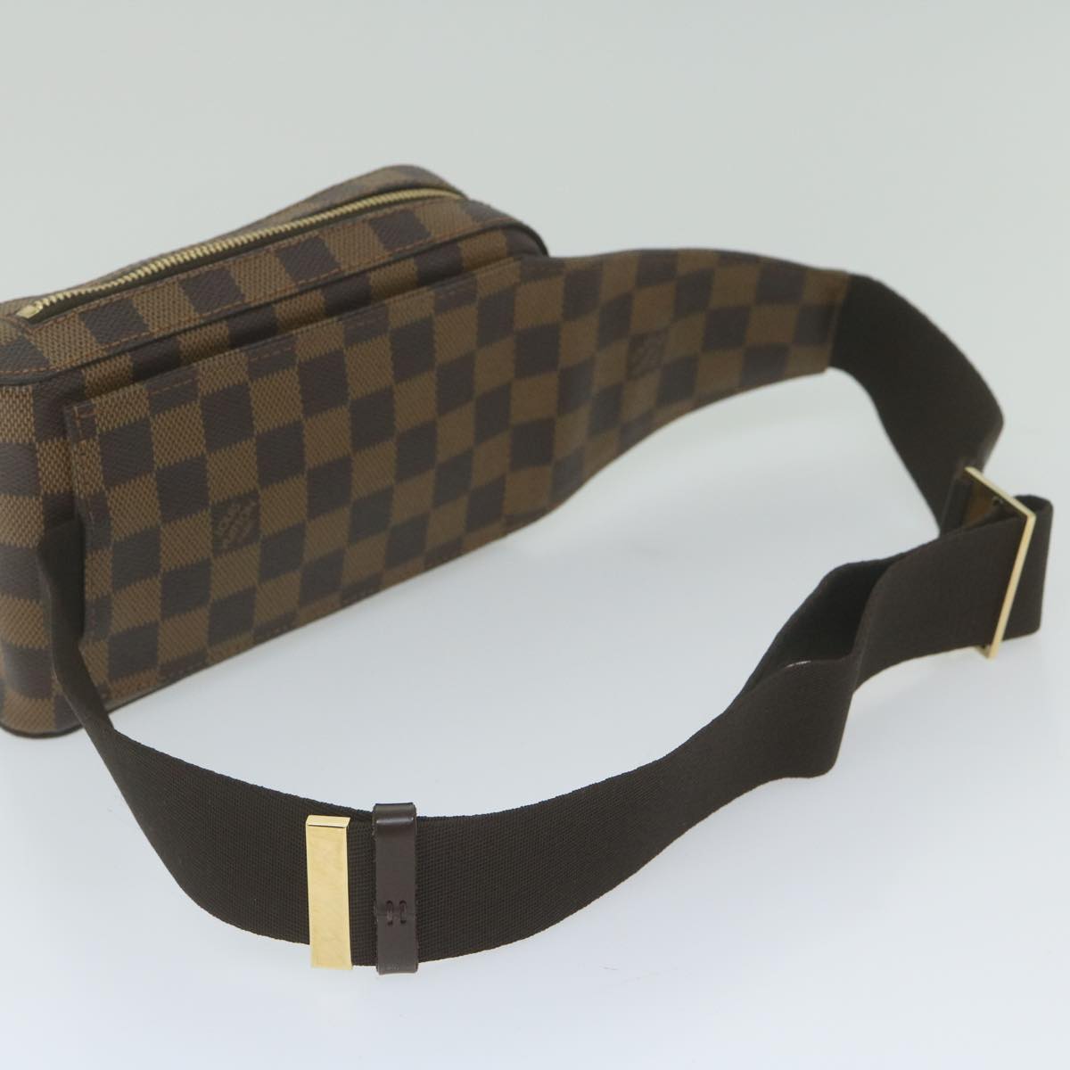 LOUIS VUITTON Damier Ebene Geronimos Shoulder Bag N51994 LV 60228A