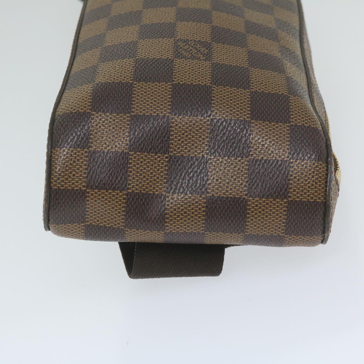 LOUIS VUITTON Damier Ebene Geronimos Shoulder Bag N51994 LV 60228A