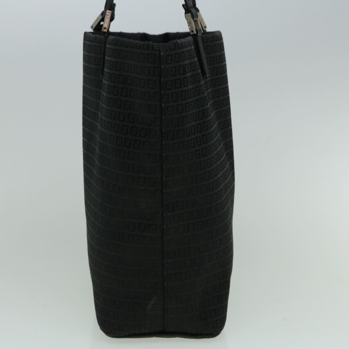 Luxury FendiZucchino Canvas Tote Bag Black60280