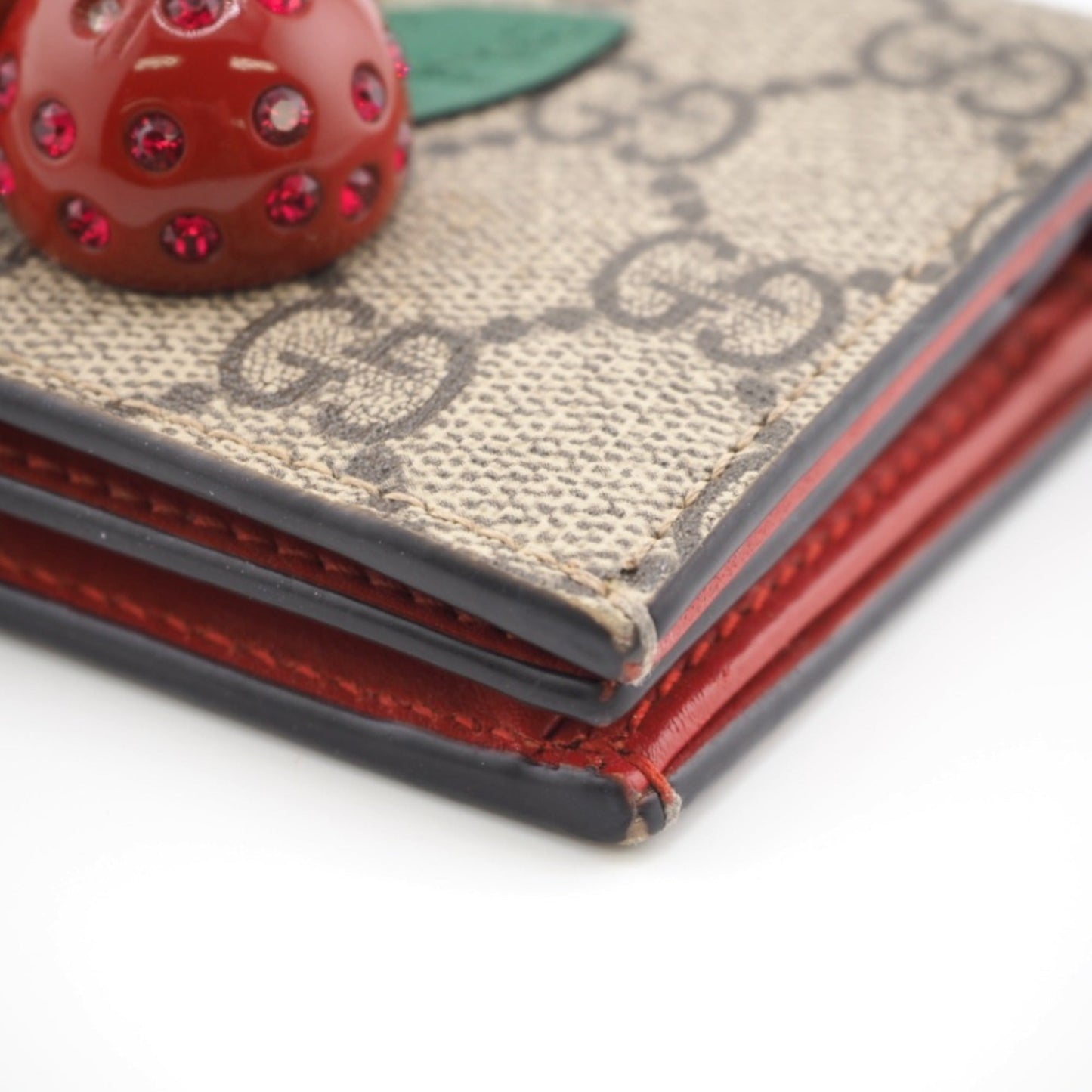 Gucci Strawberry  Leather Wallet
