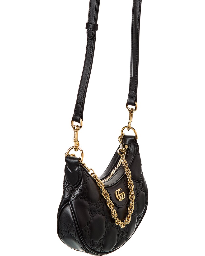 Luxury Gucci Trending 2025 GG Matelasse Mini Leather Hobo Bag