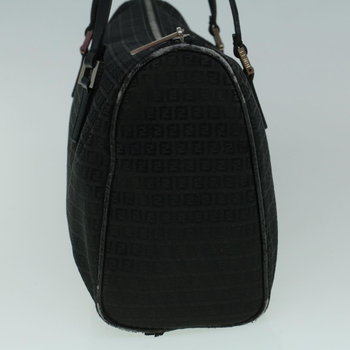 Luxury FendiZucchino Canvas Tote Bag Black60395