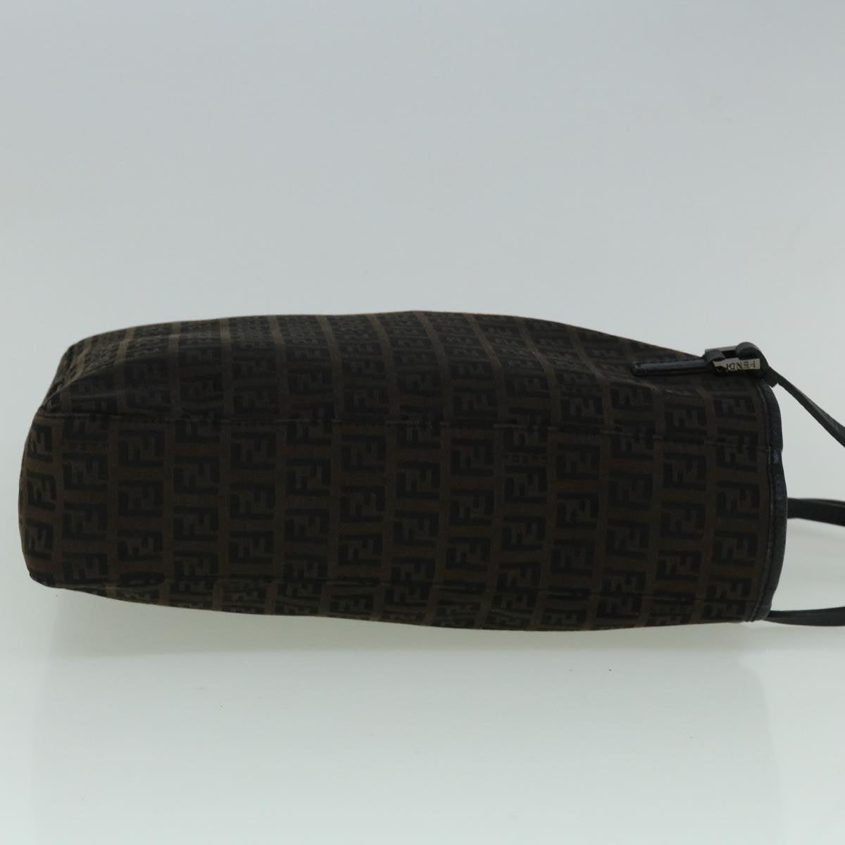 Luxury FendiZucchino Canvas Tote Bag Brown Black60396