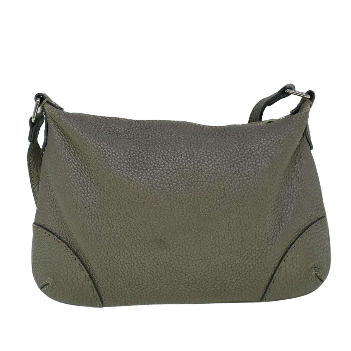 Luxury FendiShoulder Bag Leather Gray60425