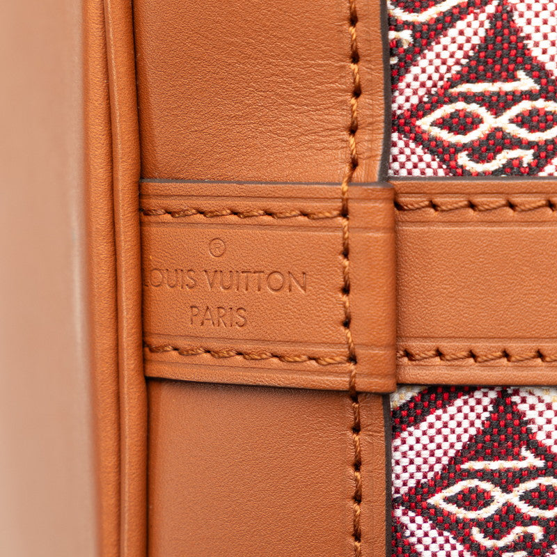 Louis Vuitton Monogram Putinoe SINCE 1854 Shoulder Bag M57154 Wine Red Brown Canvas Leather  Louis Vuitton
