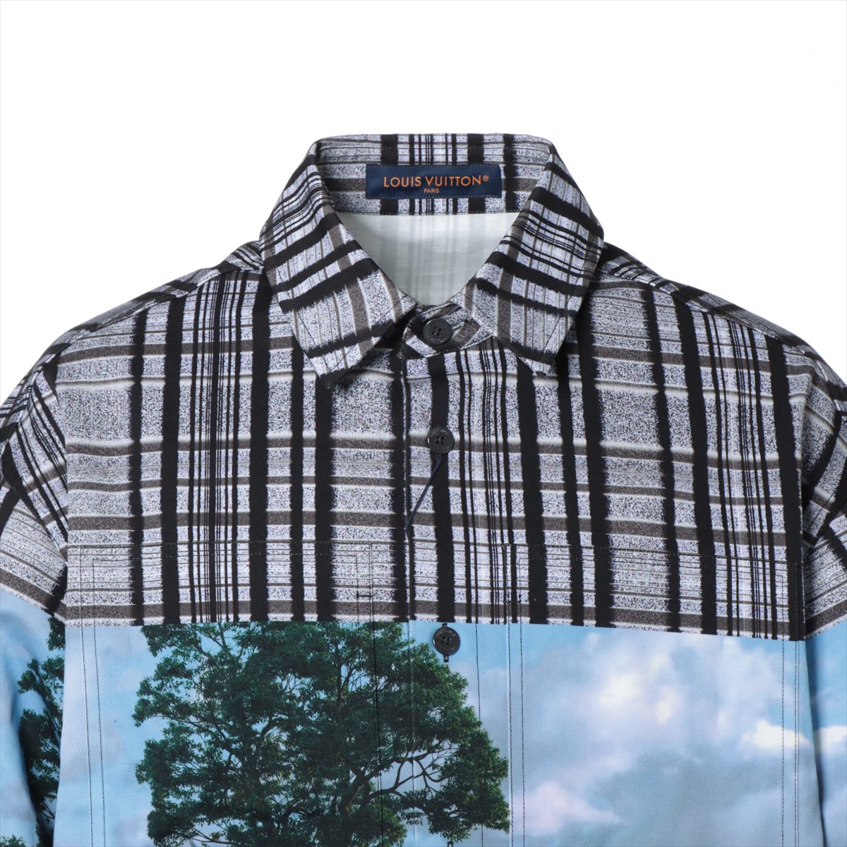 Louis Vuitton 23AW Cotton  L  Multicolor RM232 Printed Over Size 1ABY24