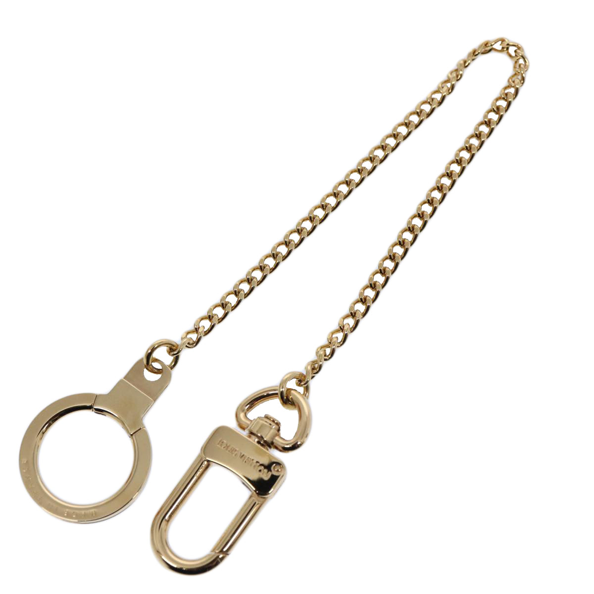 LOUIS VUITTON Chainne Anneau Cles Key Ring Gold Tone M58021 LV 60613