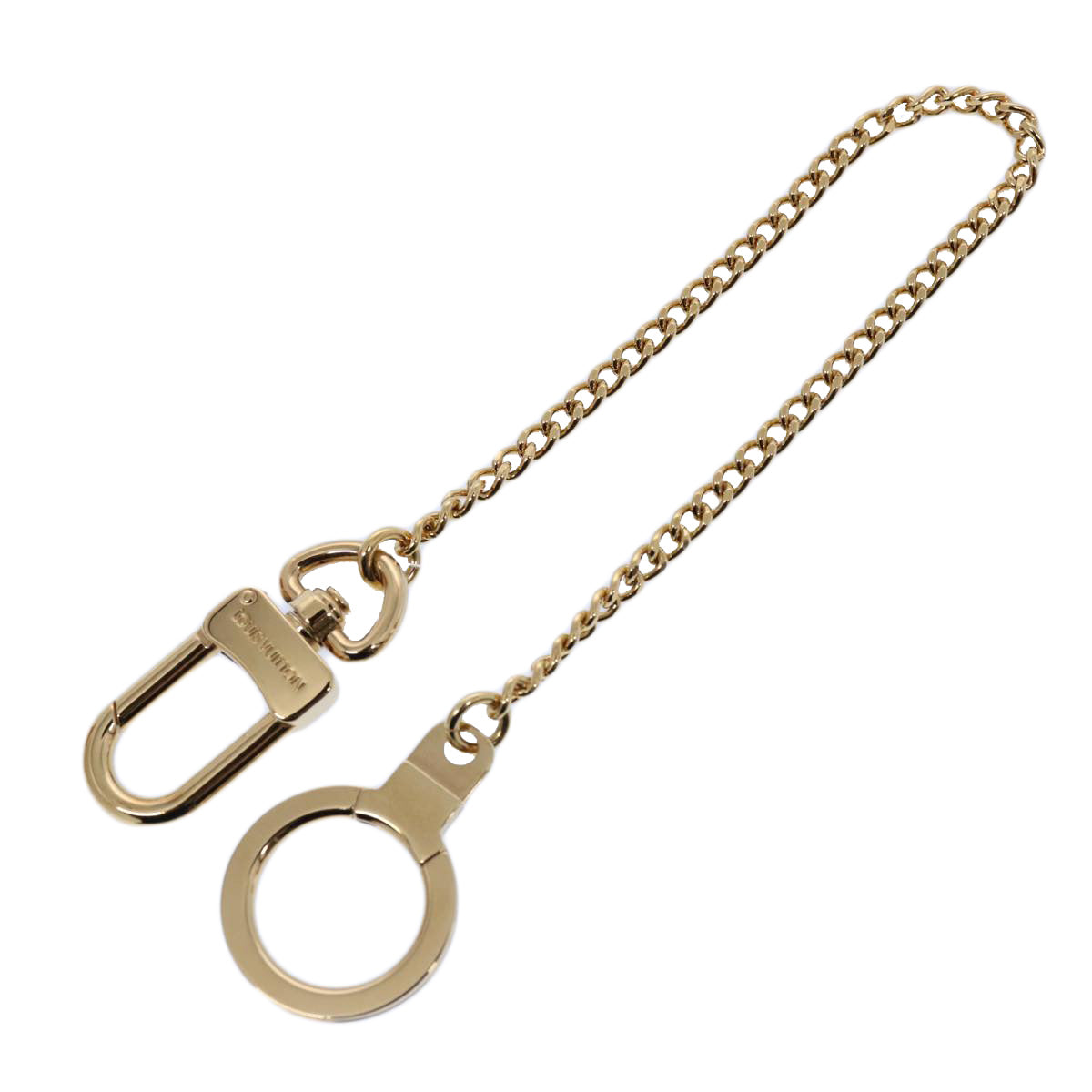 LOUIS VUITTON Chainne Anneau Cles Key Ring Gold Tone M58021 LV 60613
