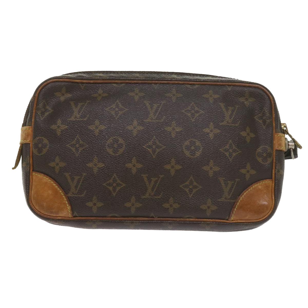 LOUIS VUITTON Monogram Marly Dragonne GM Clutch Bag M51825 LV 60726
