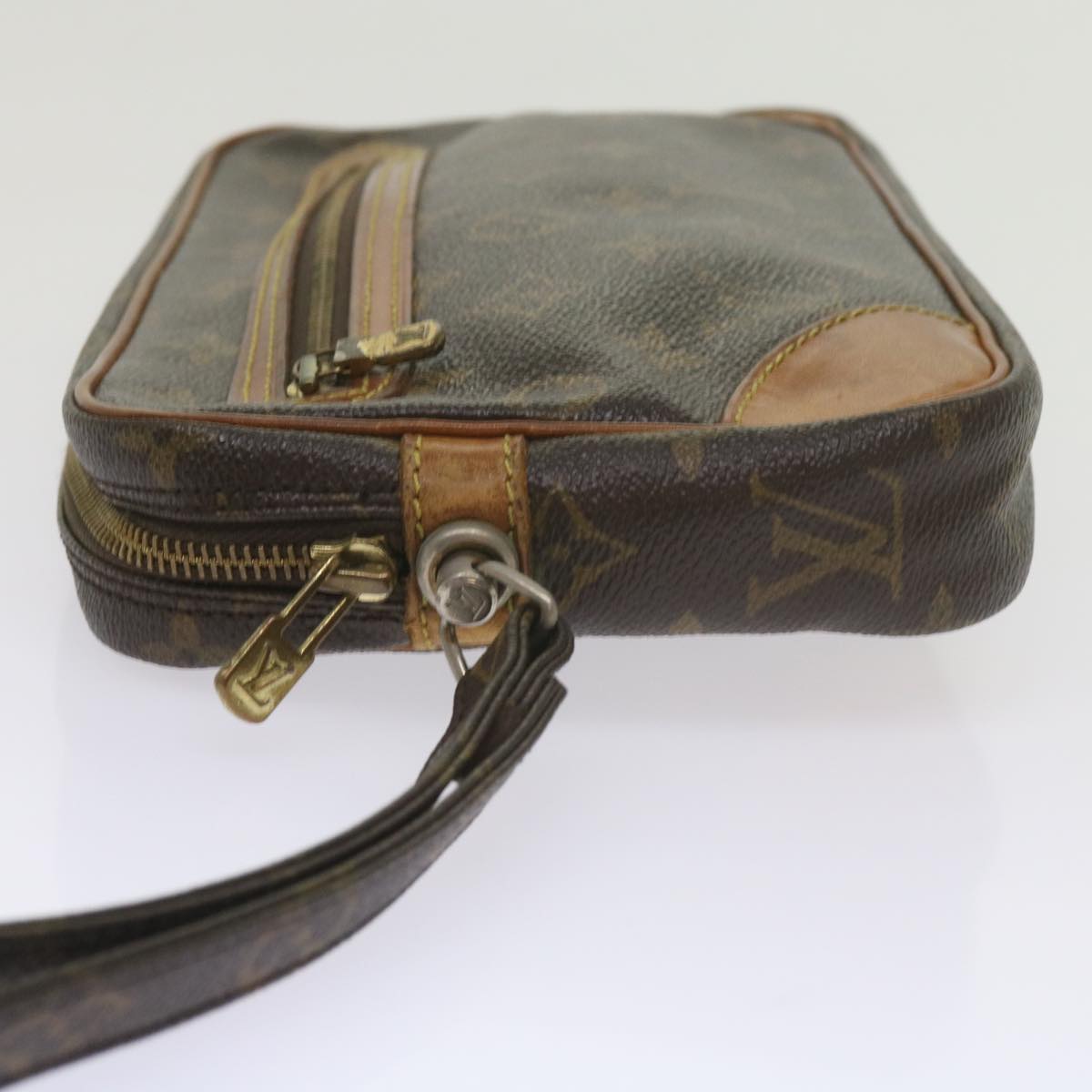 LOUIS VUITTON Monogram Marly Dragonne GM Clutch Bag M51825 LV 60726
