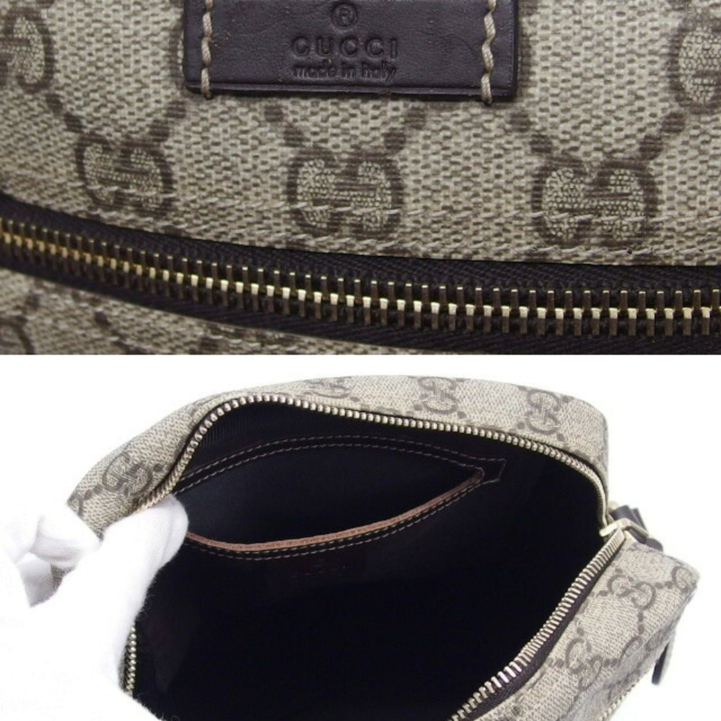 Luxury Gucci Trending 2025 Gg Supreme  Canvas Shoulder Bag ()