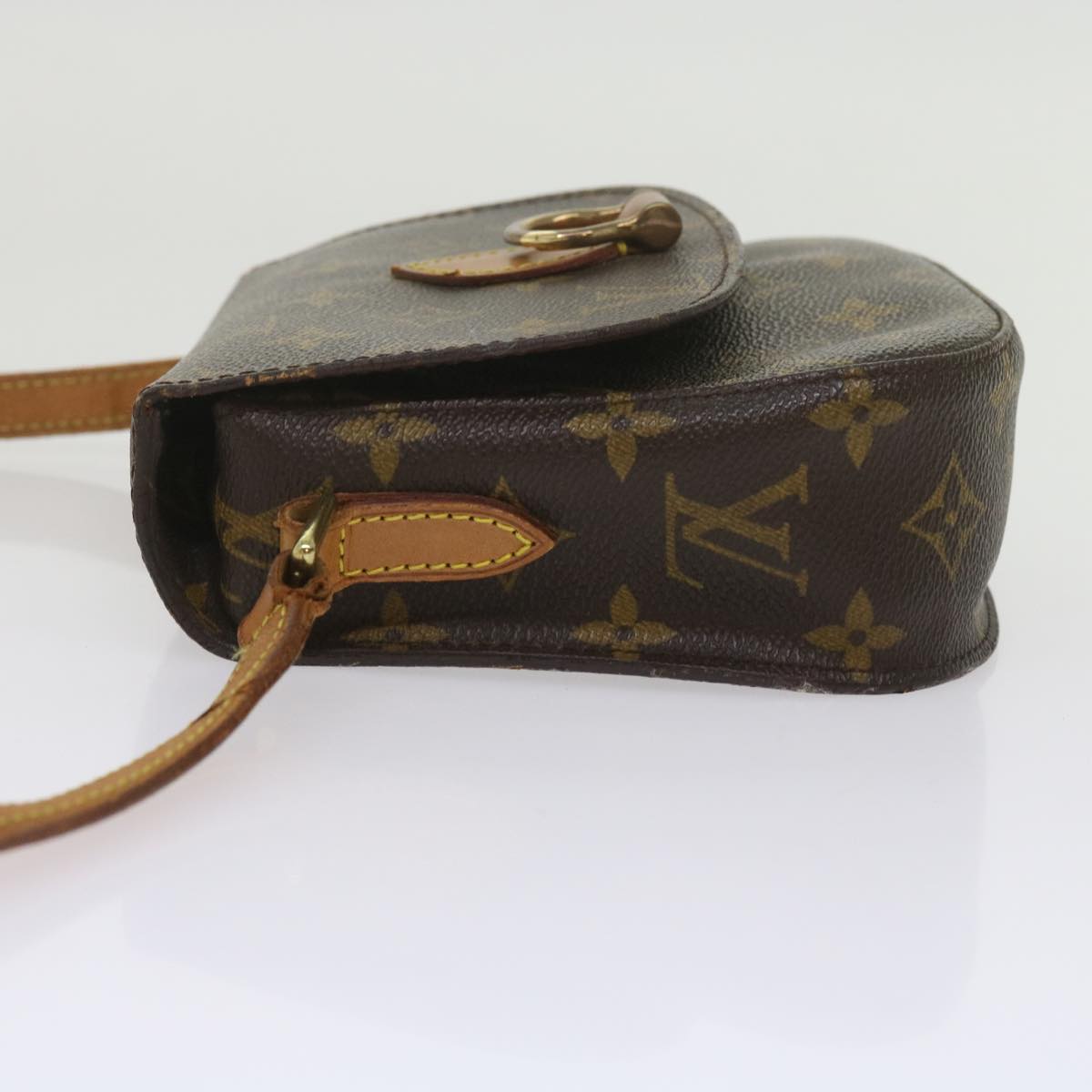 LOUIS VUITTON Monogram Saint Cloud PM Shoulder Bag M51244 LV 60824