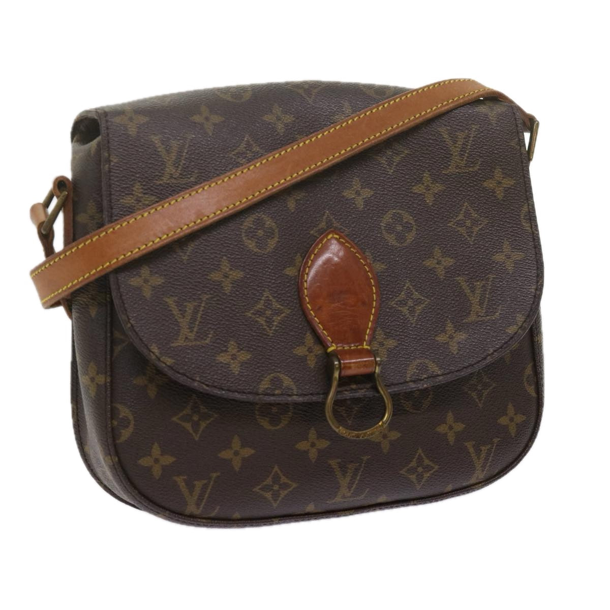 LOUIS VUITTON Monogram Saint Cloud GM Shoulder Bag M51242 LV 60826