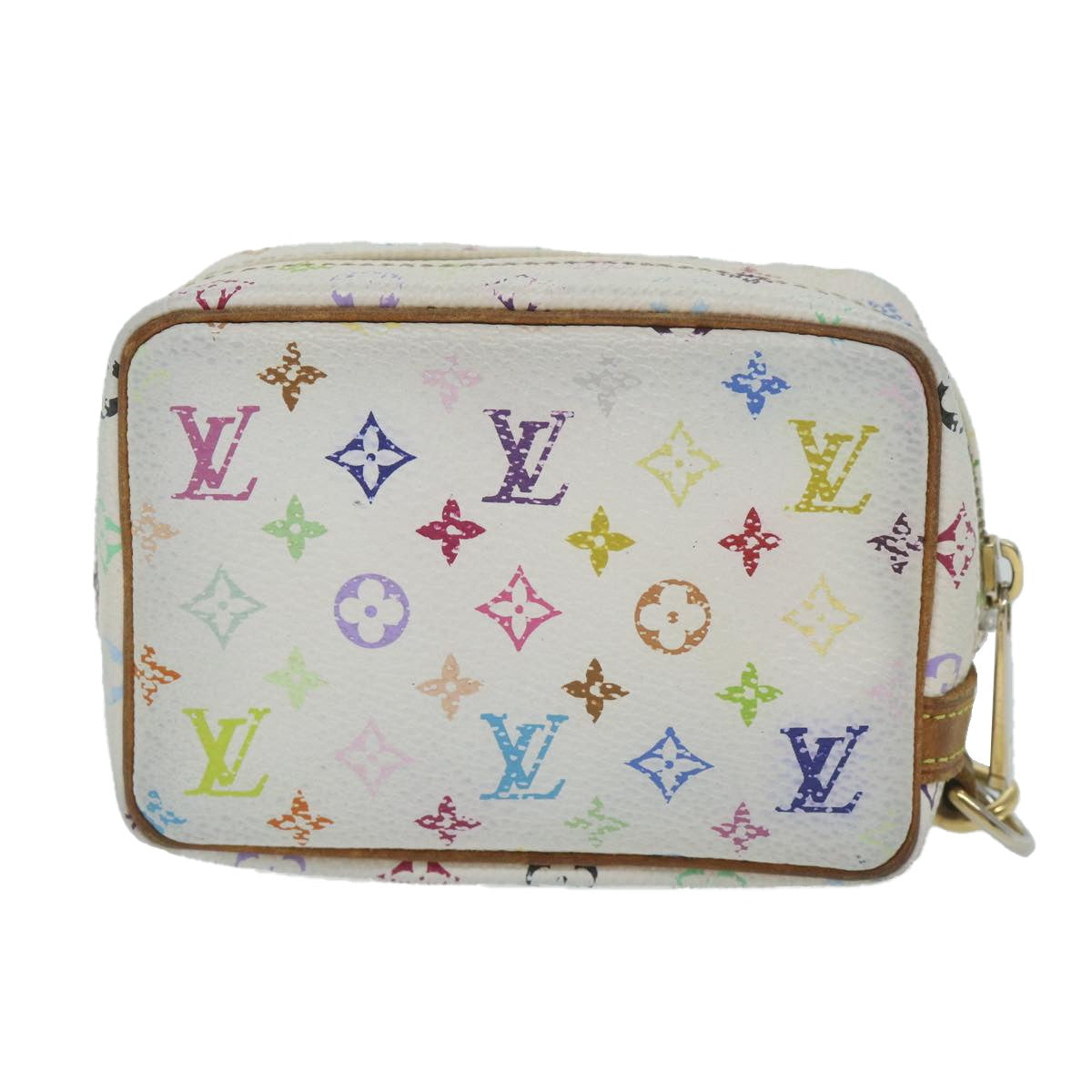 LOUIS VUITTON Monogram Multicolor Trousse Wapity Pouch White M58033 60841