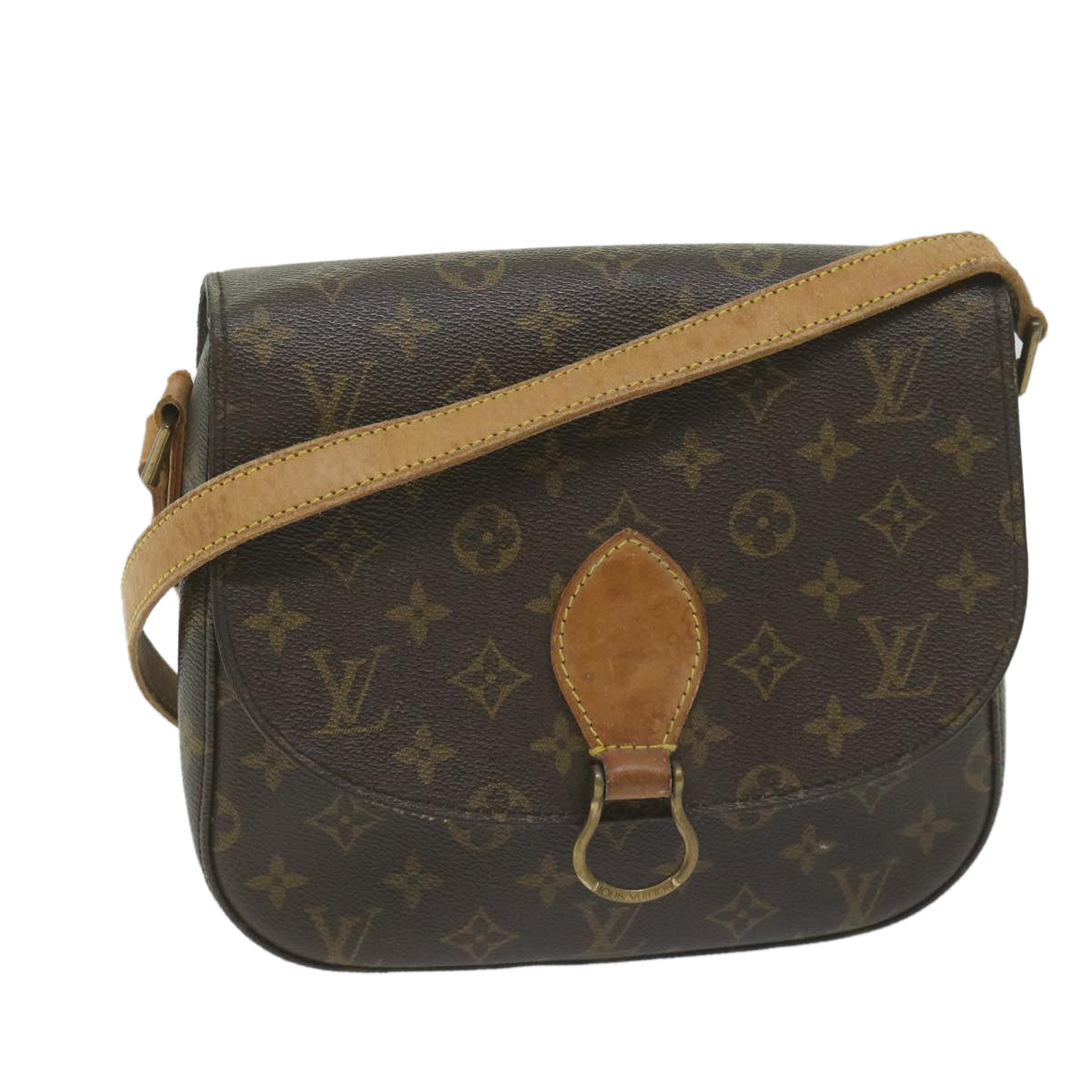 LOUIS VUITTON Monogram Saint Cloud GM Shoulder Bag M51242 LV 60855