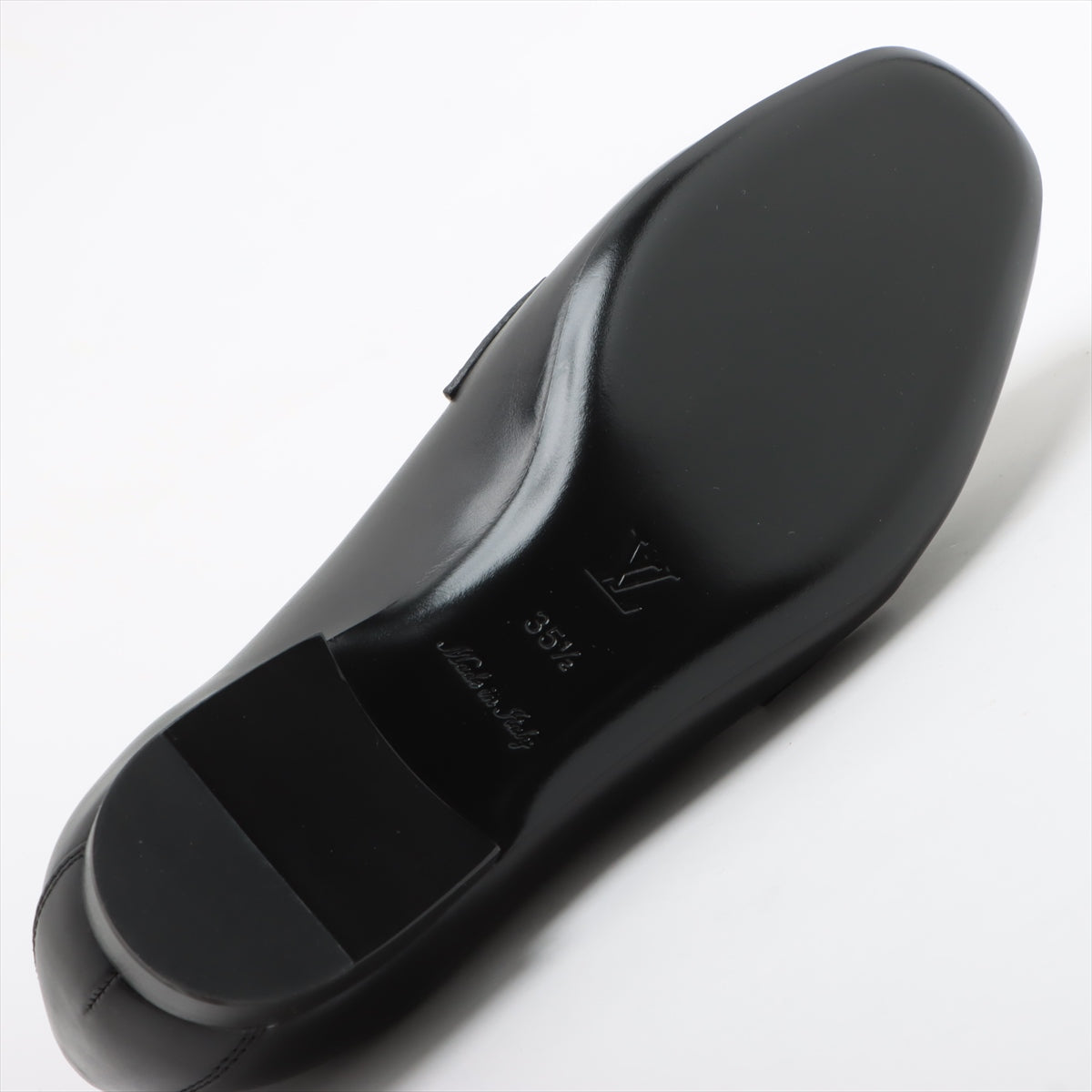 Louis Vuitton Leather Shoes Men's Size 35 1/2 Black SC0178